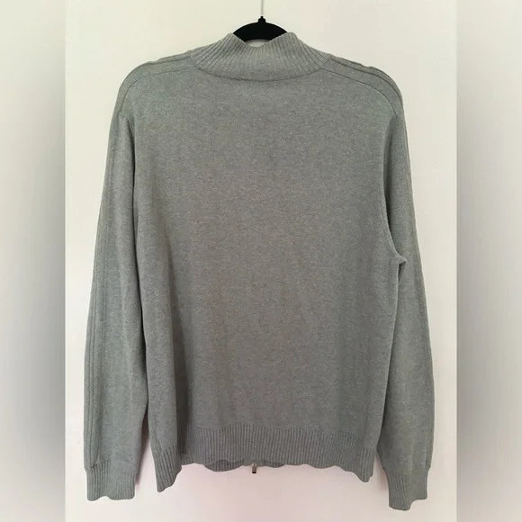 Men’s Calvin Klein Gray Zip Up - Picture 4 of 4